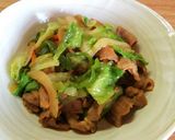 焼き肉のタレで☆豚肉と野菜の甘辛炒め☆作り方10写真