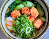 鶏の唐揚げラーメン作り方4写真