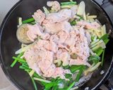 茄子の肉ニラ筍あんかけ炒め作り方8写真