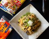 ビーフンで和の味！茄子のみぞれ煮ビーフン作り方8写真