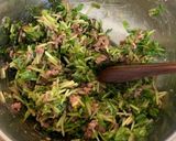 豆苗と塩昆布の春巻き作り方1写真