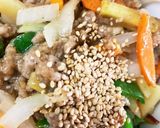 全てレンジまるで野菜たっぷり肉まん丼作り方8写真