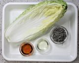 白菜の胡麻風味即席漬け作り方1写真