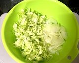 キャベツと玉ねぎだけのお好み焼き作り方1写真