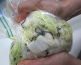 白菜の胡麻風味即席漬け作り方5写真