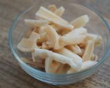 材料3つ♪絶品れんこんチーズきんぴら作り方1写真