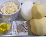 チーズ大好き玉ねぎとじゃがいものガレット作り方1写真