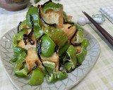 厚揚げとピーマンの塩昆布オイマヨ炒め作り方4写真