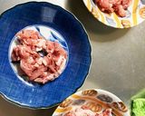 全てレンジ豚こまで焼豚玉子飯風豚平焼作り方6写真