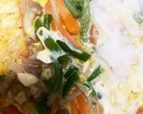 全てレンジ豚こまで焼豚玉子飯風豚平焼作り方14写真