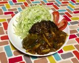超簡単☆激うま！カレーソースハンバーグ作り方10写真
