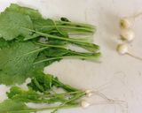 かぶの間引き菜鍋作り方1写真