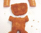 キャラ弁★ハムカツDeチョッパー作り方2写真