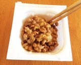 サラダチキンと納豆( ﹡･ᴗ･ )b作り方1写真