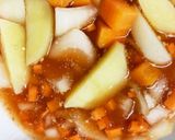 全てレンジごろごろ野菜肉なしチリ麻婆春雨作り方10写真