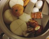 おでん　豚バラをいれる作り方1写真