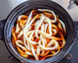 かき揚げ玉子とじうどん作り方4写真