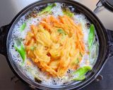 かき揚げ玉子とじうどん作り方5写真