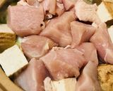 大根をたくさん使う●鶏肉のおろし寄せ鍋作り方3写真