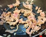 ゴマ味噌で肉野菜炒め。作り方2写真