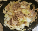 豚肉と白菜の卵炒め作り方4写真
