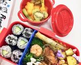 余った春巻きの皮で枝豆生ハム春巻き弁当に作り方6写真