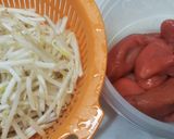 節約。もやしとたらこのチヂミ作り方1写真