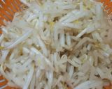 節約。もやしとたらこのチヂミ作り方4写真