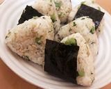 大根葉とカリカリちりめんのおにぎり作り方5写真