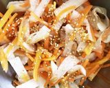 季節の味わい＊柿の紅白なます＊お節にも作り方5写真
