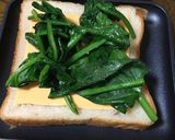 超簡単　ほうれん草ホットサンド作り方5写真