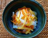 季節の味わい＊柿の紅白なます＊お節にも作り方6写真