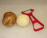 我が家のポテトチップスのり塩味　(^^♪作り方1写真