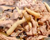 簡単しめじと豚肉の生姜焼き作り方6写真