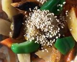 全てレンジごろごろ野菜肉なしチリ麻婆春雨作り方20写真