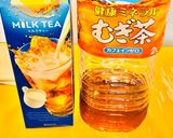 ミルクティーの麦茶割り作り方3写真