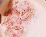 お手頃な3色豚バラすき煮 和食を低糖質に作り方2写真