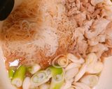 お手頃な3色豚バラすき煮 和食を低糖質に作り方4写真