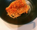 蟹のトマトクリームスパゲッティ作り方9写真