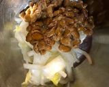 納豆と白菜の漬物の混ぜご飯作り方2写真