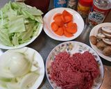 ミートボールのトマト野菜スープ作り方1写真