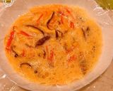 レンジで簡単！椎茸入かに玉の甘酢餡掛け作り方4写真