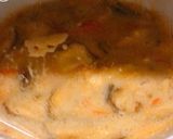 レンジで簡単！椎茸入かに玉の甘酢餡掛け作り方7写真