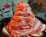 タマちゃん乗せ肉タワー鍋♪作り方4写真