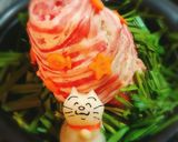 タマちゃん乗せ肉タワー鍋♪作り方6写真