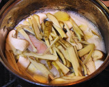 燗酒と共に：アブラカレイと根菜の煮物作り方3写真
