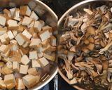 厚揚げと大根と舞茸との塩鰹・豚骨スープ作り方3写真