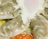 レトルト●餃子とおとしたまごの一玉焼き作り方4写真