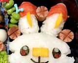 キャラ弁簡単 ポケモン ヒバニー作り方7写真