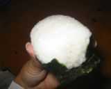 キャラ弁☆カオナシおにぎり作り方3写真